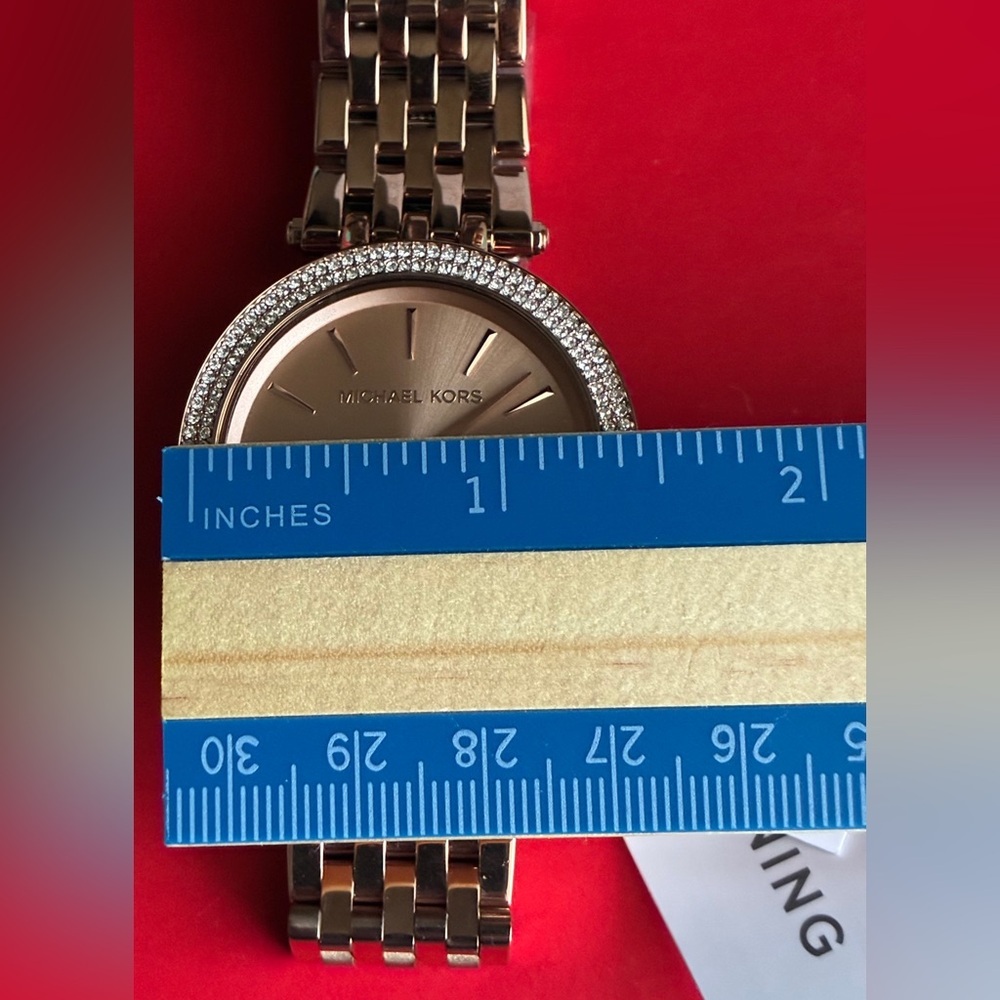 MICHAEL KORS Watch,Michael Kors Women's Watch in Rose Gold with Crystal Accents - Picture 8 of 12